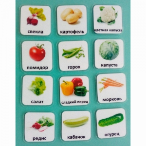 Набор карточек "Овощи" - fgospostavki.ru - Кубинка