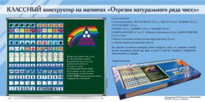 Отрезок натурального ряда чисел. Классный конструктор на магнитах - fgospostavki.ru - Кубинка