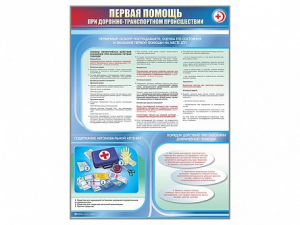 Стенды "Первая помощь при дорожно-транспортном происшествии" (2 шт.) - fgospostavki.ru - Кубинка