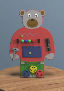 Бизиборд «Папа-медведь» - fgospostavki.ru - Кубинка