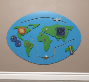 Бизиборд «Планета Земля» - fgospostavki.ru - Кубинка