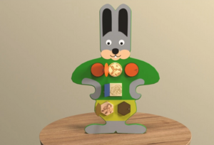 Бизиборд «Серый заинька» - fgospostavki.ru - Кубинка