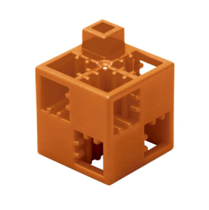 Кубик-основание коричневый 20х20 Artec - fgospostavki.ru - Кубинка