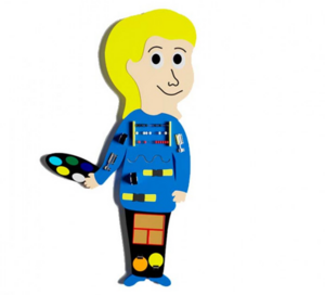 Бизиборд «Юный художник» - fgospostavki.ru - Кубинка