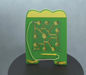 Бизиборд «Зеленый лабиринт» - fgospostavki.ru - Кубинка