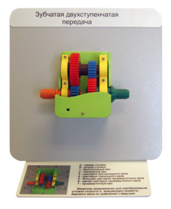 Демонстрационная модель "Зубчатая двухступенчатая передача"  - fgospostavki.ru - Кубинка