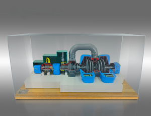 Наглядный макет "Разрез паровой турбины ТЭЦ" - fgospostavki.ru - Кубинка