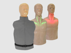 "Александр-03" тренажер-манекен взрослого пострадавшего для отработки приемов сердечно-легочной реанимации (голова, торс) со светозвуковым индикатором - fgospostavki.ru - Кубинка