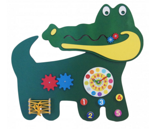 Бизиборд «Зеленый крокодил» - fgospostavki.ru - Кубинка