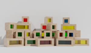 Детский развивающий набор из разноцветных элементов - fgospostavki.ru - Кубинка