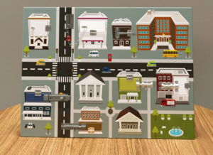 Настенная панель «Городские улицы» - fgospostavki.ru - Кубинка