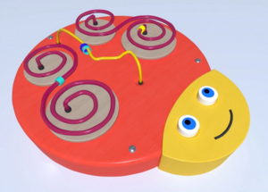 Настенный игровой элемент в виде головы гусеницы - fgospostavki.ru - Кубинка