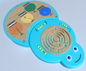 Настенный игровой элемент «Гусеница» - fgospostavki.ru - Кубинка