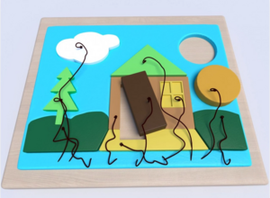 Настенная панель «Домик» - fgospostavki.ru - Кубинка