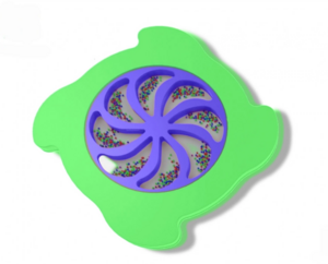 Тактильно-развивающая панель «Вращение радуги» - fgospostavki.ru - Кубинка