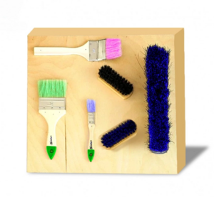 Тактильно-развивающая панель с мягкими кисточками - fgospostavki.ru - Кубинка