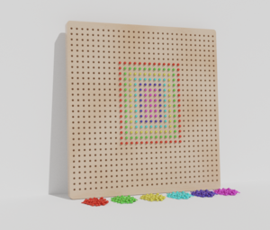 Тактильно-развивающая панель «Радужная мозаика» - fgospostavki.ru - Кубинка