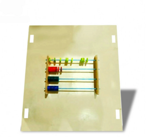 Тактильно-развивающая панель «Цветные счеты» - fgospostavki.ru - Кубинка