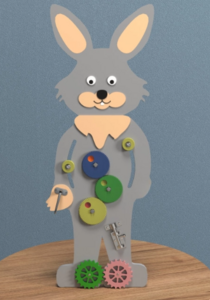 Бизиборд «Пасхальный кролик» - fgospostavki.ru - Кубинка