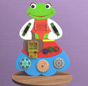 Бизиборд «Лягушка» - fgospostavki.ru - Кубинка