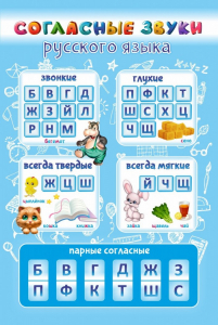 Стенд "Согласные русского языка" - fgospostavki.ru - Кубинка