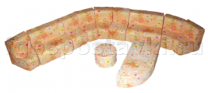 Угловая мебель "Солнышко-4" гобелен (12 элементов) - fgospostavki.ru - Кубинка