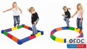 Дорожка балансировочная "Радуга" - fgospostavki.ru - Кубинка