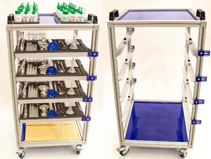 Мобильная стойка для хранения наборов ГИА по химии - fgospostavki.ru - Кубинка