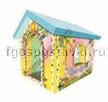 Домик игровой "Теремок" с рисунком (трансформируется в маты) - fgospostavki.ru - Кубинка