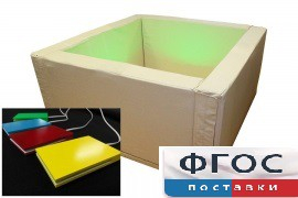 Сухой бассейн вибромузыкальный с клавишами управления (217х217х66 сантиметров) - fgospostavki.ru - Кубинка