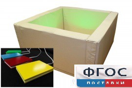 Сухой бассейн интерактивный с клавишами управления (150х150х66 сантиметров) - fgospostavki.ru - Кубинка