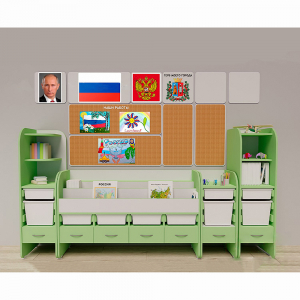 Уголок патриотического воспитания для дошкольников "Россия" Максимальный - fgospostavki.ru - Кубинка