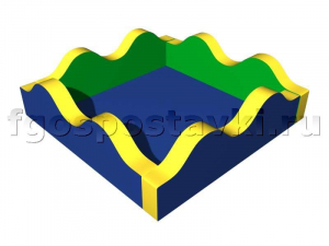 Сухой бассейн "Волна-2" с аппликацией - fgospostavki.ru - Кубинка