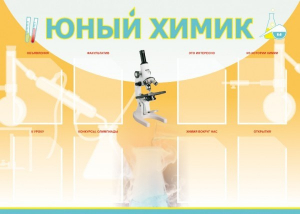 Стенд "Юный химик" Вариант 1 - fgospostavki.ru - Кубинка