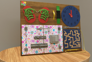 Бизиборд «Для девочек» - fgospostavki.ru - Кубинка