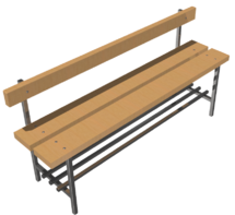 Скамья для раздевалок со спинкой (1,5 метра) - fgospostavki.ru - Кубинка