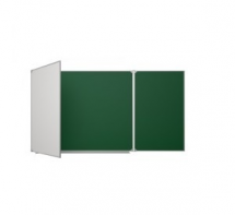 Доска аудиторная трехэлементная магнитная комбинированная полимерная (4000*1000) - fgospostavki.ru - Кубинка