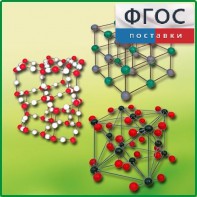 Комплект моделей кристаллических решеток (6 штук) - fgospostavki.ru - Кубинка