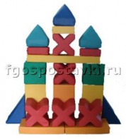 Мягкий модуль-конструктор "Башня" (21 элемент) - fgospostavki.ru - Кубинка