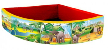 Бассейн угловой полукруглый с шелкографией - fgospostavki.ru - Кубинка