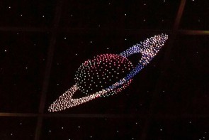 Потолок "Звездное небо с анимационным фибероптическим эффектом сатурн" - fgospostavki.ru - Кубинка