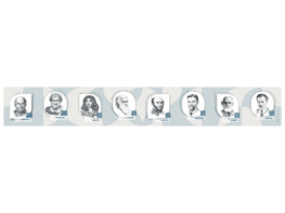 Стенд-лента "Выдающиеся ученые-биологи" - fgospostavki.ru - Кубинка