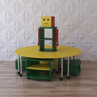 Модульный стеллаж "Весёлый робот" - fgospostavki.ru - Кубинка