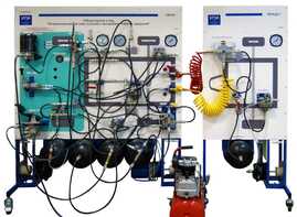 Лабораторный стенд «Пневматическая система грузового автомобиля КАМАЗ с прицепом» - fgospostavki.ru - Кубинка