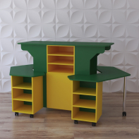 Модульный стеллаж "Весёлые занятия" - fgospostavki.ru - Кубинка