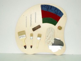 Тактильная панель "Тело гусеницы" (кисточки) - fgospostavki.ru - Кубинка