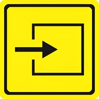 Тактильный знак (вход в помещение) 150х150 - fgospostavki.ru - Кубинка