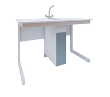 Стол ученический для кабинета химии двухместный - fgospostavki.ru - Кубинка