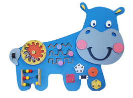 Бизиборд «Добрый бегемот» - fgospostavki.ru - Кубинка