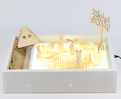 Световой планшет для рисования песком Белый - fgospostavki.ru - Кубинка